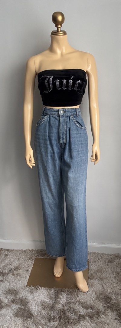 Maje wide straight jeans (Category: Jeans) located in Quezon City. Submitted by swift_kenjie (Listing ID 1469302239, Image 1). Description: 29-30 L-41.