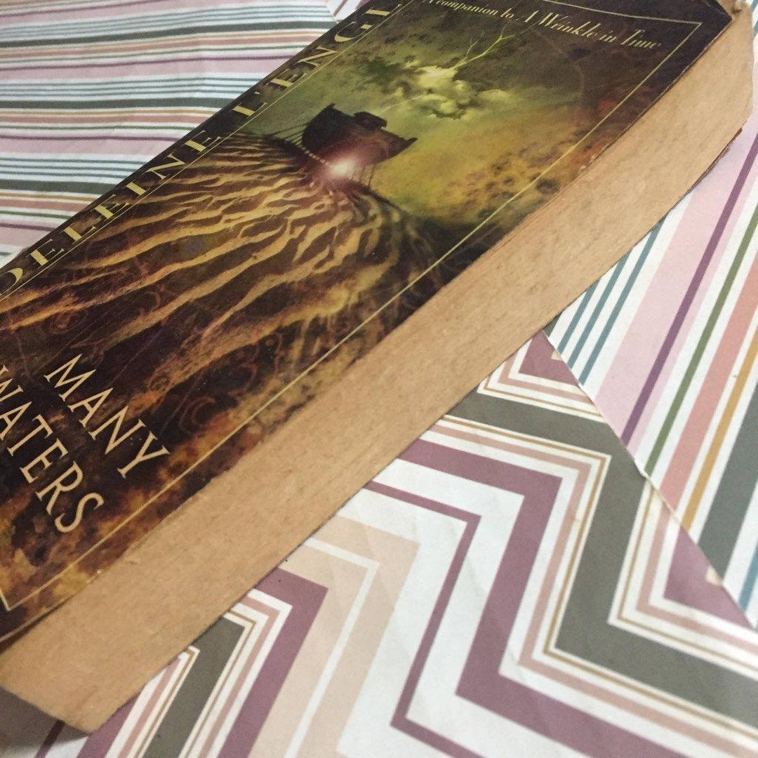Many Waters by Madeleine L’engle (Category: Storybooks) located in Pasig City. Submitted by sell.phi (Listing ID 1469240790, Image 2). Description: Many Waters by Madeleine L’engle Preloved mass market paperback creased covers and spine extremely tanned inside covers with faint small brown spots on some pages and edges tanned pages and edges .