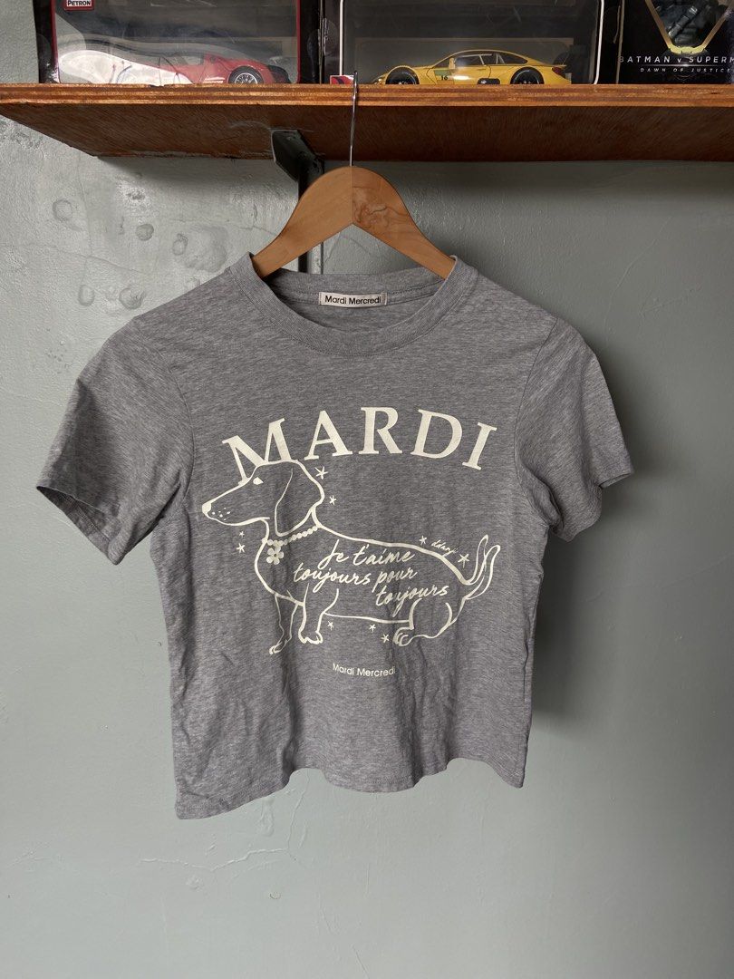 Mardi Daschund Tee (Category: Shirts) located in Panabo. Submitted by thrifty.red (Listing ID 1469301467, Image 1). Description: width:16 length:20.5 Excellent s to m small pinhole back last pic.
