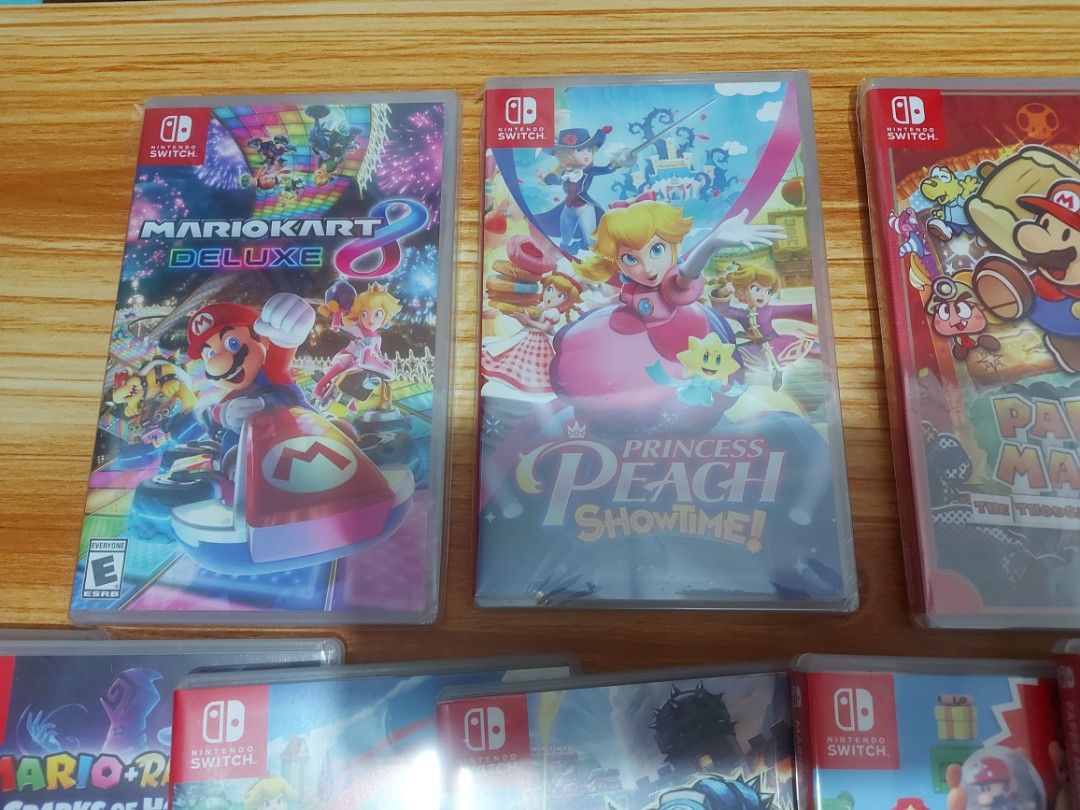 Mario games Nintendo switch (Category: Nintendo) located in Quezon City. Submitted by appleusermarioz (Listing ID 1469238720, Image 2). Description: For Sale Only No swap Pls fixed priced Non negotiable USED mario games MARIO vs DONKEY KONG - 1,800 MARIO STRIKERS battle league - 1,900 MARIO GOLF Super Rush - 1,700 MARIO + RABBIDS SPARK OF HOPE - 1,300 MARIO + RABBIDS KINGDOM BATTLE1,400 LUIGI MANSION 3 - 1,800 NEW SUPER MARIO BROS U DELUXE-1,800 