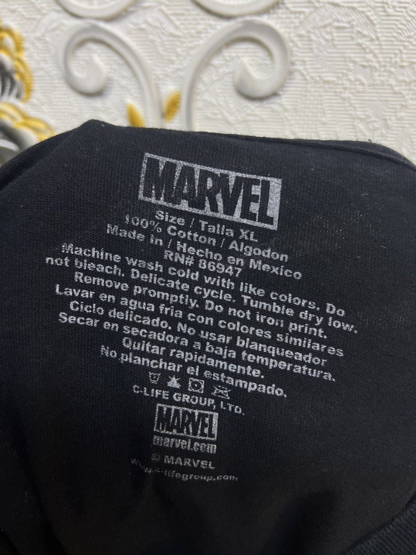 Marvel Avengers Graphic Black T-Shirt (Category: Tshirts & Polo Shirts ) located in Manila. Submitted by irenekaren57943 (Listing ID 1469165412, Image 2). Description: 𒊹︎ Marvel Avengers Graphic Black T-Shirt ➤ 𝟐𝟑.𝟓 𝐖 | 𝟑𝟎 𝐋 (𝐌-𝐋) ➤ 𝟗.𝟓 | 𝐄𝐱𝐜𝐞𝐥𝐥𝐞𝐧𝐭 ➤ 𝐍𝐨 𝐈𝐬𝐬𝐮𝐞 .