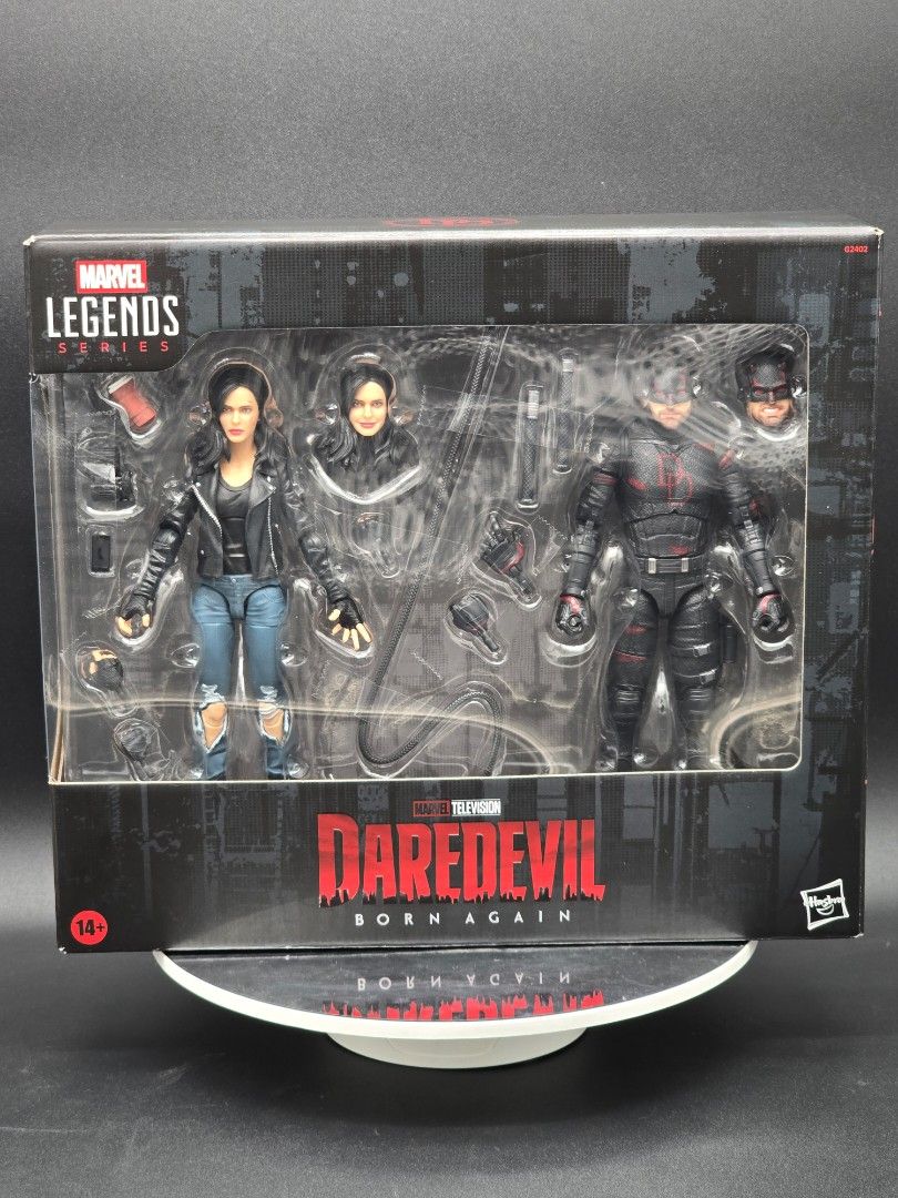 Marvel Legends - Jessica Jones and Daredevil (Category: Action & Battle Toys) located in Quezon City. Submitted by justindahan (Listing ID 1469194545, Image 1). Description: Marvel Legends Jessica Jones and Daredevil Born Again *located at Congressional Avenue QC, near Global Gas Station, shipping is buyer's expense. *for provincial shipping via LBC COP to be scheduled. *additional photos can be provided, all sides of the figure shown in the post