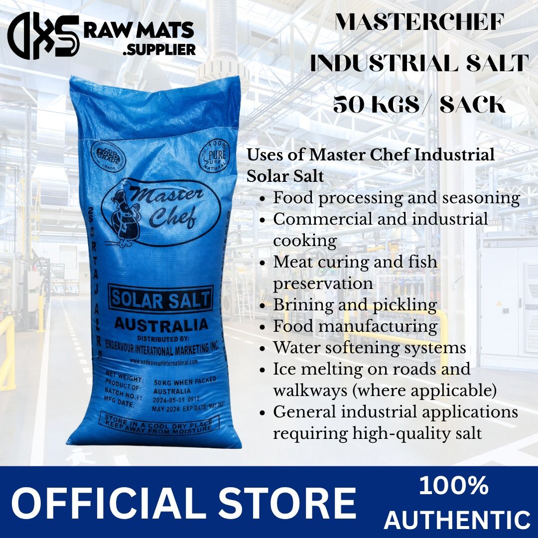 MASTERCHEF INDUSTRIAL SALT 50 KGS PER SACK (Category: Everything Else Others) located in Quezon City. Submitted by dxs_zyra (Listing ID 1469175588, Image 3). Description: .