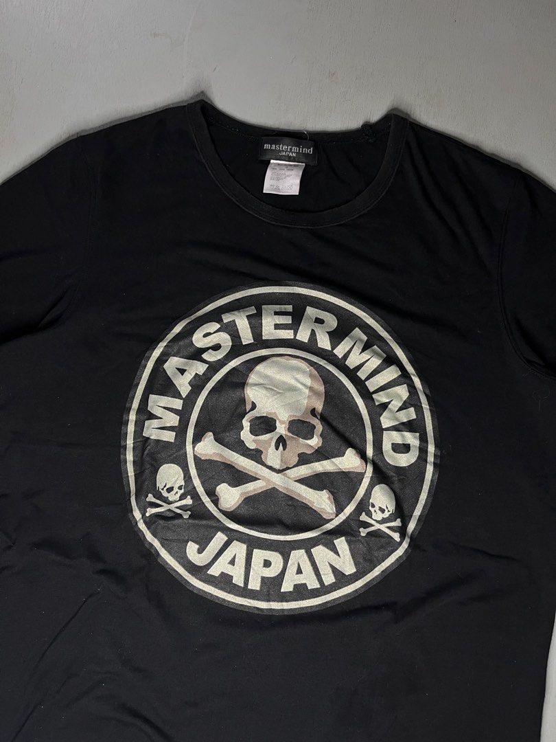 Mastermind Japan (Category: Tshirts & Polo Shirts ) located in Catbalogan. Submitted by wayndsyclee. (Listing ID 1469327395, Image 2). Description: Mastermind Japan Need wash Color rate 9/1” Excellent No issue Dimes:W20/L26.5.