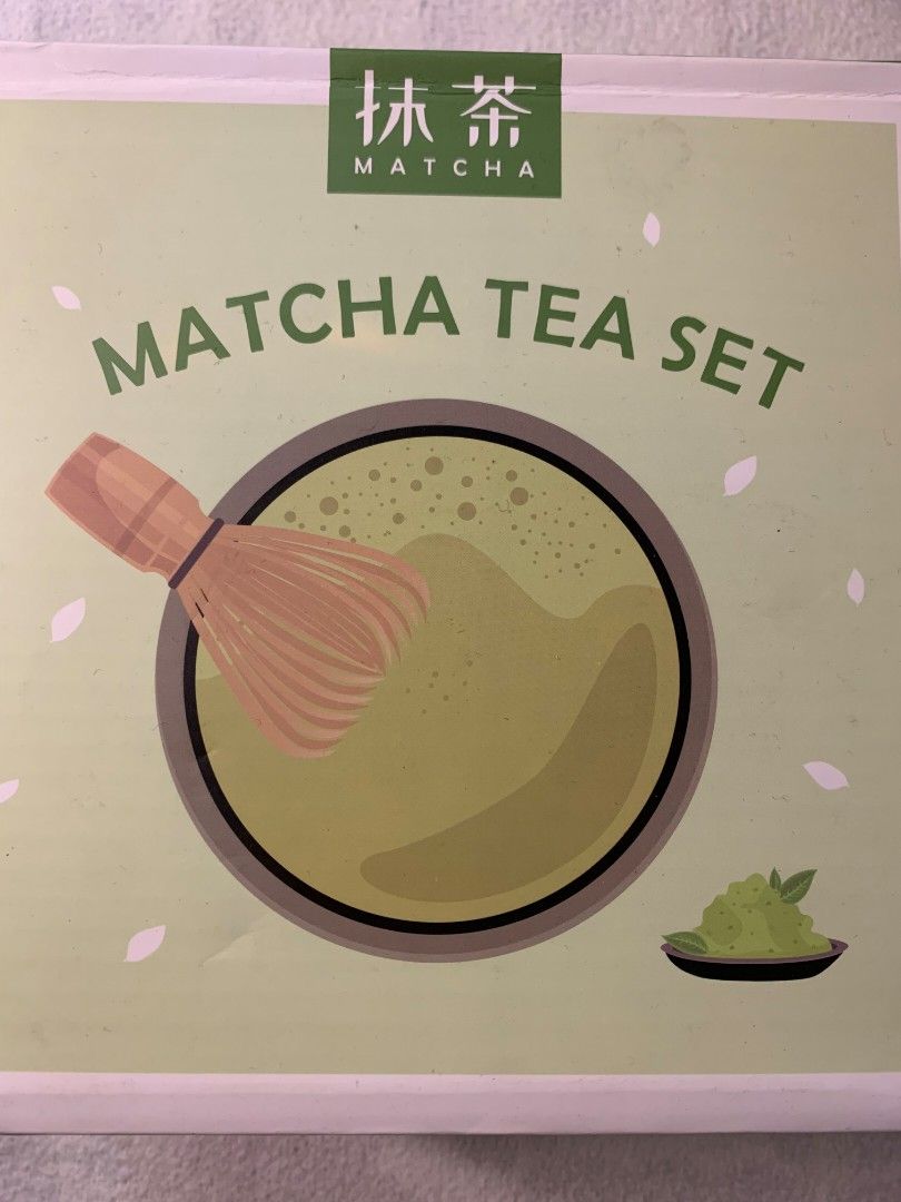 Matcha Tea Set Green Ceramic Bowl and Holder (Category: Coffee & Tea Tableware) located in Baguio. Submitted by grazia.ivy (Listing ID 1469301427, Image 2). Description: - Brand new green matcha tea set in original packaging box - Includes a handcrafted ceramic bowl and a matching small holder - Features a striking, vibrant lime green glaze on the inside - Designed with a stylish natural earthy gradient finish on the outside - 100% unused and in 
