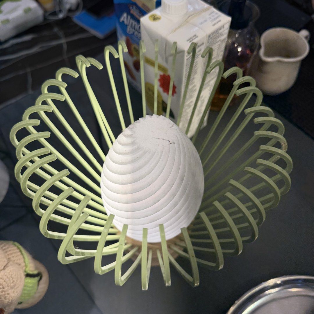 Matcha Whisk Table Lamp (Category: Coffee & Tea Tableware) located in Legazpi City. Submitted by ivehlieve (Listing ID 1469327205, Image 2). Description: Honest issue: with small crack on top (2nd photo) But Still functional.