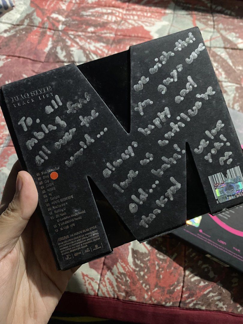 MBLAQ Style 1st Album Signed (Category: CDs & DVDs) located in Quezon City. Submitted by bookielookie (Listing ID 1469202412, Image 2). Description: - Item: MBLAQ 1st Album 'Blaq Style' - Condition: Signed by members on the cover in silver marker - Inclusions: Original CD, photobook pages, and track list - Features: Unique special-shaped cover design - Perfect for: Early K-pop memorabilia fans and collectors - Shipping: Packed securely with bubbl