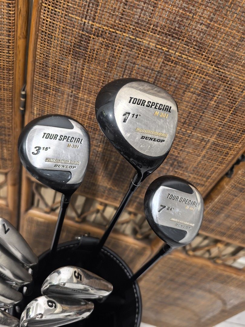 Men's golf set for beginners (Category: Golf) located in Caloocan City. Submitted by ace2729 (Listing ID 1469228421, Image 3). Description: DUNLOP TOUR SPECIAL GOLF SET *DRIVER: DUNLOP TOUR SPECIAL 10.5° *WOOD: DUNLOP TOUR SPECIAL - #3-15° #7-24° *IRONS: DUNLOP TOUR SPECIAL - 5,6,7,8,9,P,S,A & PUTTER - GRAPHITE SHAFT - S FLEX *BAG: DUNLOP ALL GOOD CONDITION 💸 4,500 LOCATION: PUNTURIN VALENZUELA WE SHIP NATIONWIDE SF BUYER'S EXPENSE.