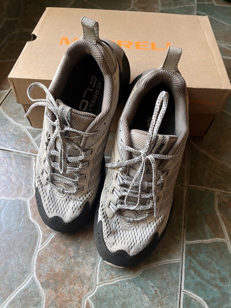 Merrell Moab Speed 2 Pumice (Category: Sneakers) located in Antipolo. Submitted by andyroid (Listing ID 1469224975, Image 2). Description: - Model: Merrell Moab Speed 2 - Size 7M / 8.5W / 25cm - Colorway: Pumice - Condition: Used but not abused. Purchased 2026. Please check photos for condition. - Packaging: Original box included - Ideal for: Hiking, trail running, and outdoor adventures.