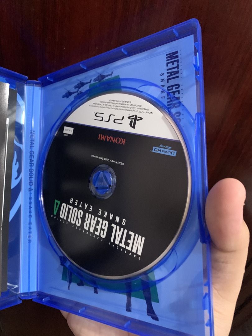 Metal Gear Solid Delta: Snake Eater for PS5 (Category: PlayStation) located in Manila. Submitted by matthew_lumibao (Listing ID 1469166555, Image 3). Description: - NOTE: JP region but has ENGLISH language. - NOTE: codes are unused. Meetup Location: - Balanga City, Bataan Shipping via: - J&T or Flash PM for more details..