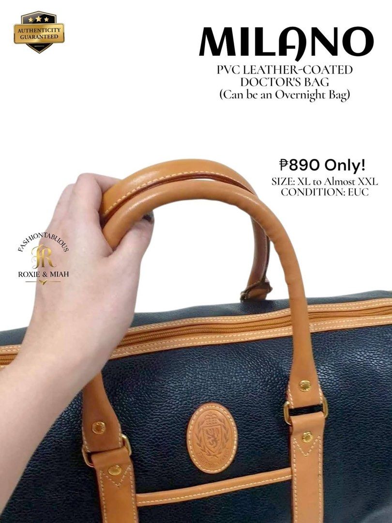MILANO DOCTOR’S BAG 🤎 (Category: Shoulder Bags) located in Mandaluyong City. Submitted by luxprelovedbagsparadise (Listing ID 1469243250, Image 3). Description: 💼✨ BOSS LADY LOOK, BUDGET-FRIENDLY PRICE! ✨💼 Who says you need to spend thousands to look expensive? 😉🔥 🖤 MILANO DOCTOR’S BAG 🤎 Classy. Spacious. Timeless. Your perfect partner from office meetings to overnight getaways! 👜✈️ 💥 ONLY ₱890! 💥 ✔️ PVC Leather-Coated ✔️ XL to Almost X