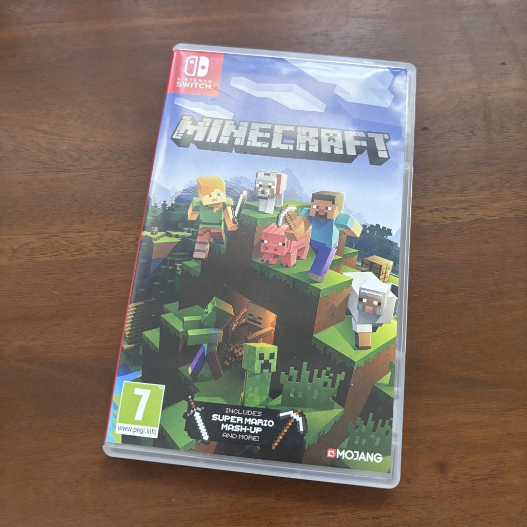 Minecraft Nintendo Switch Game Cartridge with Case (Category: Nintendo) located in Manila. Submitted by erin_closet (Listing ID 1469175093, Image 1). Description: - Game: Minecraft for Nintendo Switch (Physical Cartridge) - Region: EUR (PEGI 7 rated) - Condition: Tested and working perfectly.