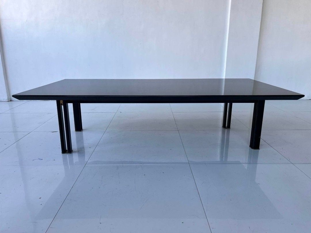 Minimalist Solid Wood Center Table (Category: Tables & Sets) located in Mexico. Submitted by mgracejapansurplus (Listing ID 1469246531, Image 1). Description: NEW ARRIVAL 🔥 JAPAN SURPLUS Minimalist Solid Wood Center Table ✨ - Sleek modern design with smooth black finish - Wide rectangular tabletop, clean straight edges - Heavy & durable solid wood build - Slender legs, stable & sturdy - Dimensions: L63" × W32" × H16".