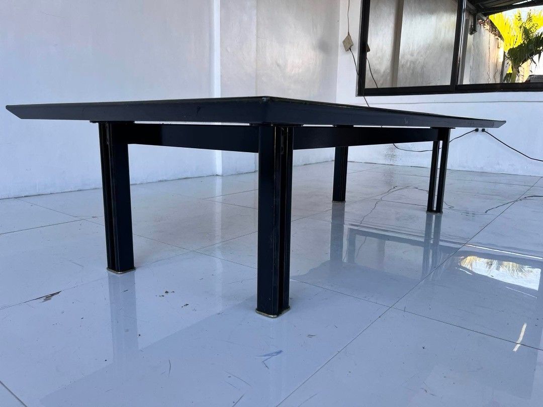Minimalist Solid Wood Center Table (Category: Tables & Sets) located in Mexico. Submitted by mgracejapansurplus (Listing ID 1469246531, Image 3). Description: NEW ARRIVAL 🔥 JAPAN SURPLUS Minimalist Solid Wood Center Table ✨ - Sleek modern design with smooth black finish - Wide rectangular tabletop, clean straight edges - Heavy & durable solid wood build - Slender legs, stable & sturdy - Dimensions: L63" × W32" × H16".