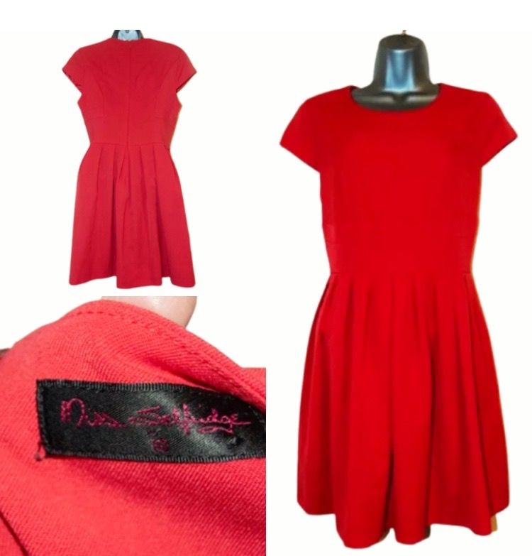 MISS SELFRIDGE RED DRESS (Category: Dresses) located in Marikina City. Submitted by minimalistmanila (Listing ID 1469277786, Image 2). Description: Miss Selfridge red dress. Medium size, 18 inch bust, 32.5 inch length. Thick fabric. Bought in UK. Order now! .