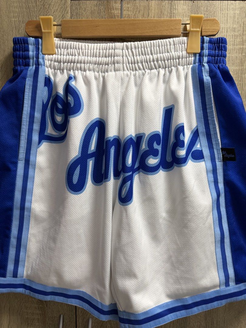 Mitchell & Ness Los Angeles Lakers Big Face Cursive Logo Short (Category: Shorts) located in Cavite. Submitted by PRIVATE.Selection (Listing ID 1469192421, Image 3). Description: Mitchell & Ness Los Angeles Lakers Big Face Cursive Logo Short Size Large Waist: 30-34 Length: 19 Leg opening: 13 Good as new .