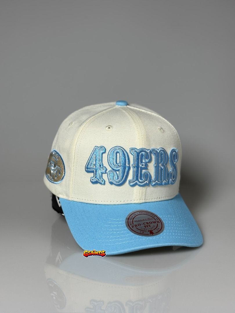 Mitchell and Ness San Francisco 49ers 'Sky Blue' Pro Crown Snapback ...