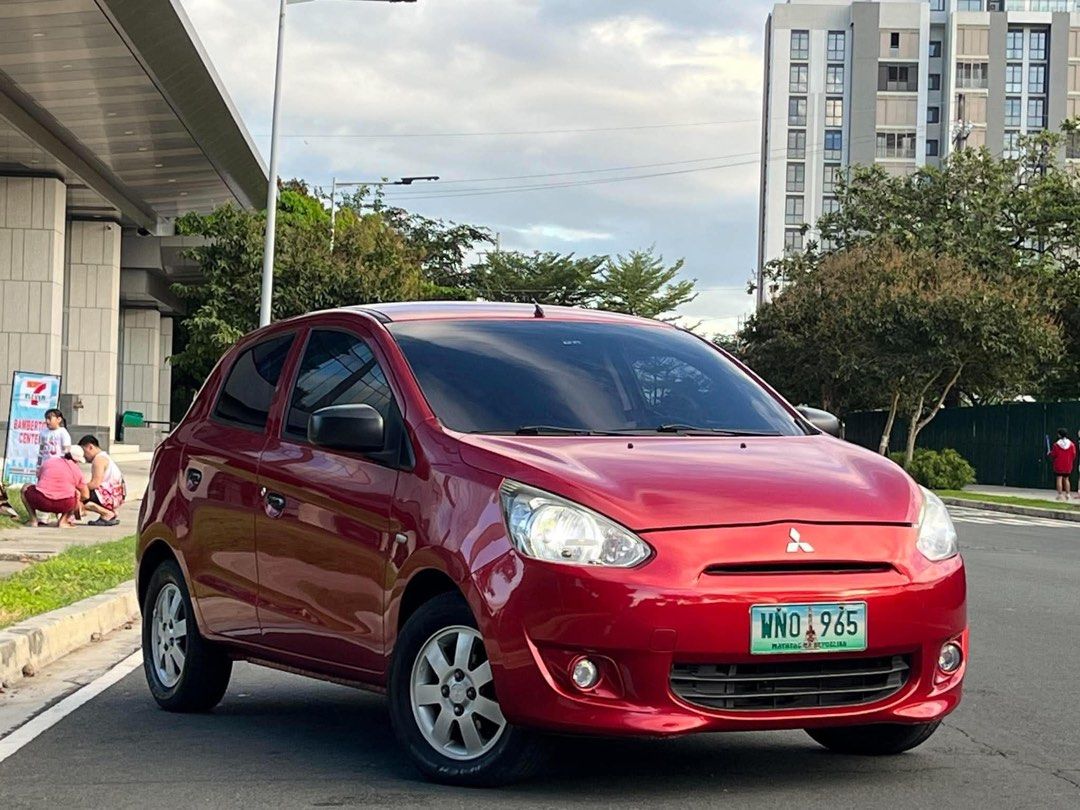 Mitsubishi Mirage GLX Hatchback Auto (Category: Used Cars) located in Manila. Submitted by quality_cars (Listing ID 1469255627, Image 1). Description: 🚘 FOR SALE‼️ ₱248,000 ONLY! 2014 MITSUBISHI MIRAGE GLX HATCHBACK CASH • FINANCING • TRADE-IN VEHICLE DETAILS: • 2014 Model • Automatic Transmission • 1.2L Gasoline Engine • 89,000 KM Mileage • Fuel Efficient • Complete Documents • 2 Original Keys • All Original Paint • Very Cold Air Conditioning •