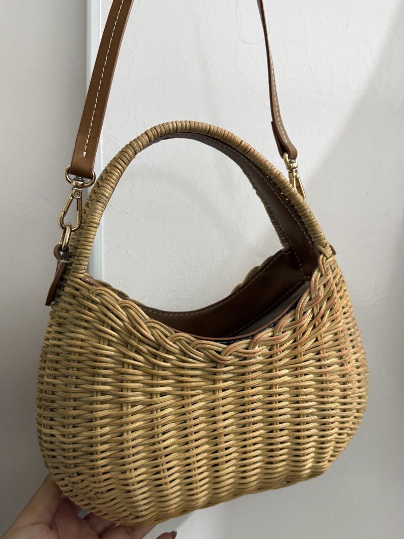 Miu Miu Wicker Bag (Category: Shoulder Bags) located in Quezon City. Submitted by vvandko (Listing ID 1469280850, Image 2). Description: Used once with dustbag NGA.