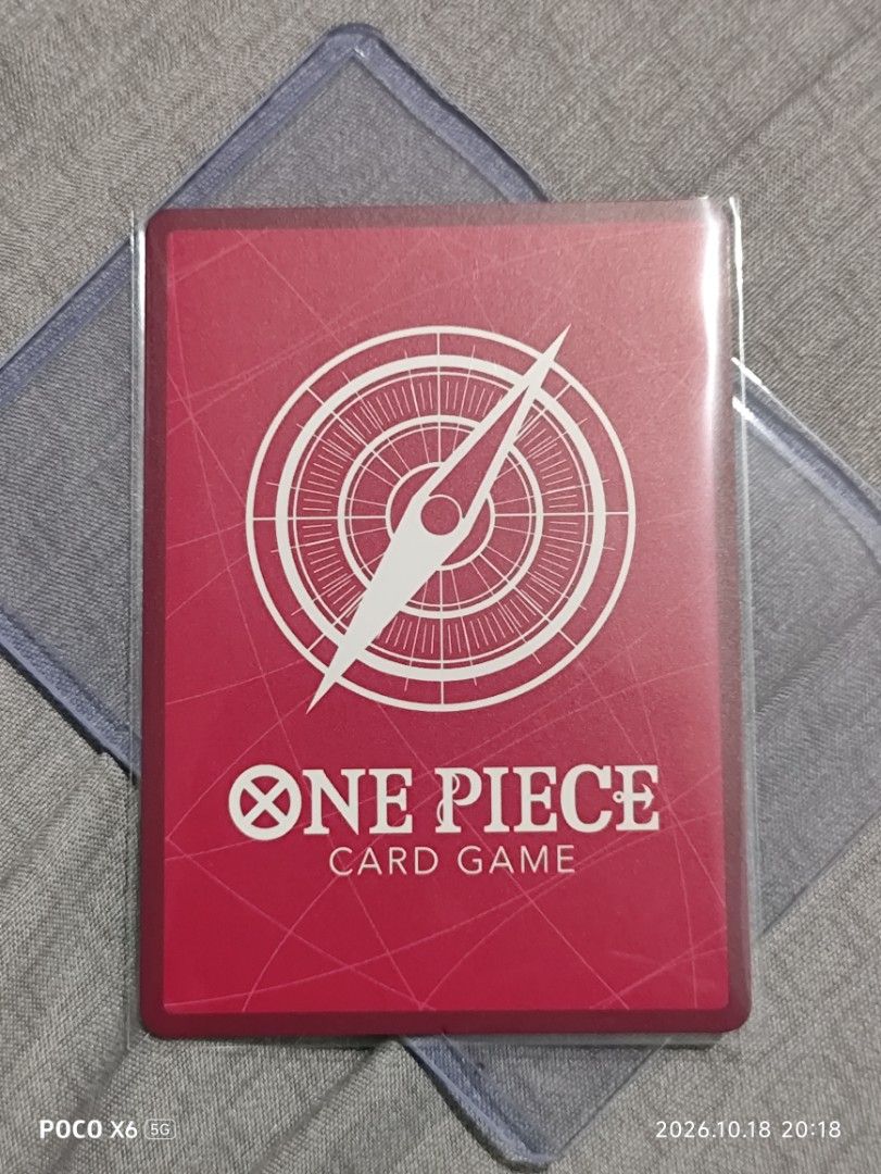 Monkey D. Luffy OP17-079 Leader (Category: Raw Singles) located in Bacoor. Submitted by eljae30 (Listing ID 1469332792, Image 2). Description: For Sale OP17 Parallel Manga Luffy Issue: may dent sa bottom part sa likod Offer nalang kau boss sa interested Location: Bacoor, Cavite.