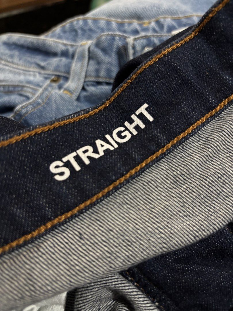 Muji wide straight jeans (Category: Jeans) located in Quezon City. Submitted by swift_kenjie (Listing ID 1469256512, Image 2). Description: 31-32 L-40.