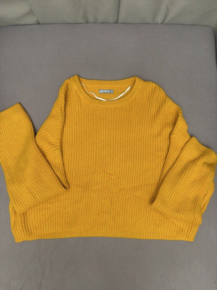 Mustard Yellow Sweater (Category: Coats, Jackets and Outerwear) located in Las Pinas. Submitted by thealyssacloset (Listing ID 1469210872, Image 1). Description: .