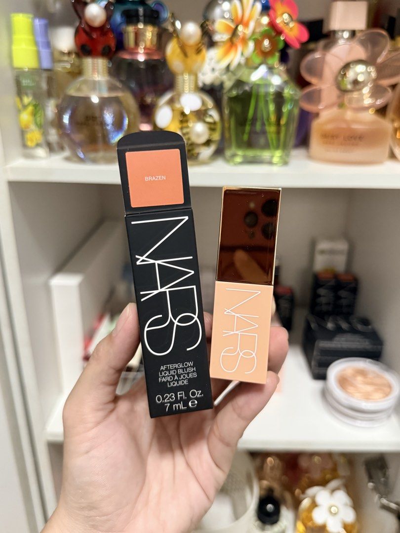 NARS afterglow liquid blush (Category: Makeup) located in Bacoor. Submitted by jandeeee (Listing ID 1469359608, Image 1). Description: 3 slots Shade: BRAZEN ONLY.