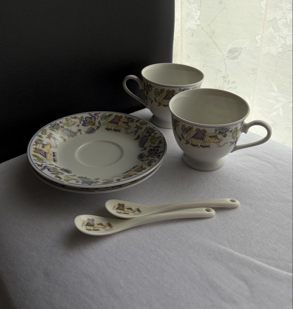 Narumi Cup Saucer & Spoon (Category: Coffee & Tea Tableware) located in Quezon City. Submitted by WasalakTwo (Listing ID 1469213104, Image 1). Description: Bought in Japan Set of two for only 700 Good as new Open for delivery nationwide.