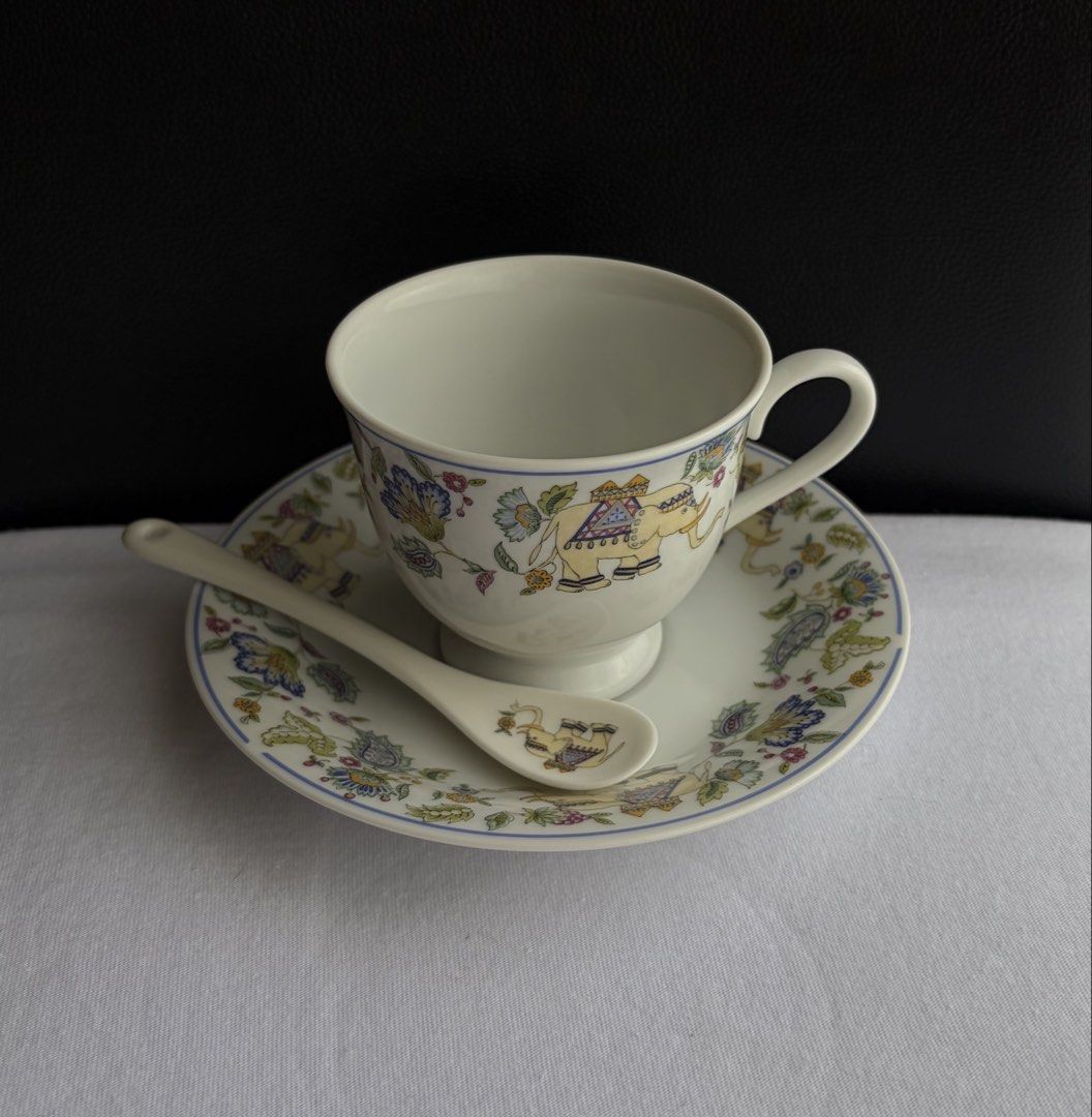 Narumi Cup Saucer & Spoon (Category: Coffee & Tea Tableware) located in Quezon City. Submitted by WasalakTwo (Listing ID 1469213104, Image 2). Description: Bought in Japan Set of two for only 700 Good as new Open for delivery nationwide.