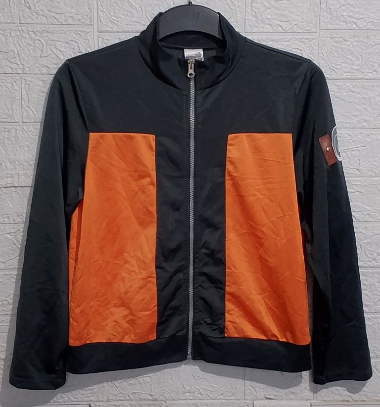 Naruto Shippuden Cosplay Track Jacket (Category: Coats, Jackets and Outerwear) located in Caloocan City. Submitted by zklclo (Listing ID 1469231524, Image 3). Description: Naruto Shippuden Cosplay Track Jacket Size: XL-21" x W-18.5" XL on tag Price: 999 pesos only🫰😉 MODE OF PAYMENT: 💸GCASH 🛵 SHIPPING: 📦J&T (payment first) 📦LALAMOVE (COD).