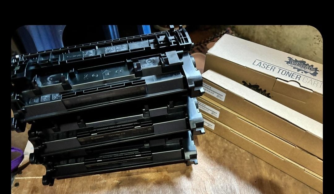 Need Toners/ Parts/ Service Printer (Category: Printers, Scanners & Copiers) located in Caloocan City. Submitted by copiermach60483 (Listing ID 1469165896, Image 1). Description: - Brand: Inkrite - Compatibility: Canon laser printers - Condition: Brand new, unopened boxes - Packaging: Securely stacked in brown cardboard boxes - Ideal for: Heavy daily document output and office printing needs.