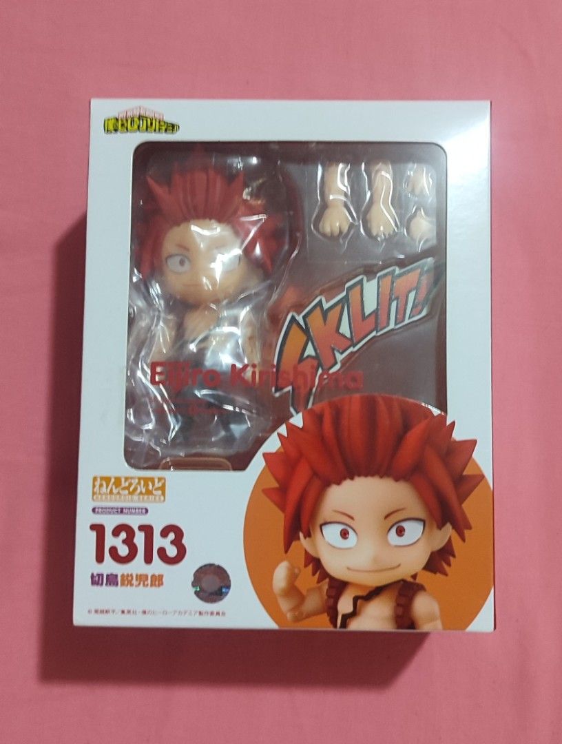 Nendoroid 1313 - Eijiro Kirishima (Category: Figurines & Statues) located in Marikina City. Submitted by aaranmin (Listing ID 1469229578, Image 1). Description: 💯% authentic Unopened/MISB Fixed price Payment thru Gcash/Maya/Bank transfer Shipping and shipping fee c/o buyer (Pin location: Ayala Malls Marikina) Meetups at Ayala Malls Marikina/Gateway Cubao/One Ayala only.