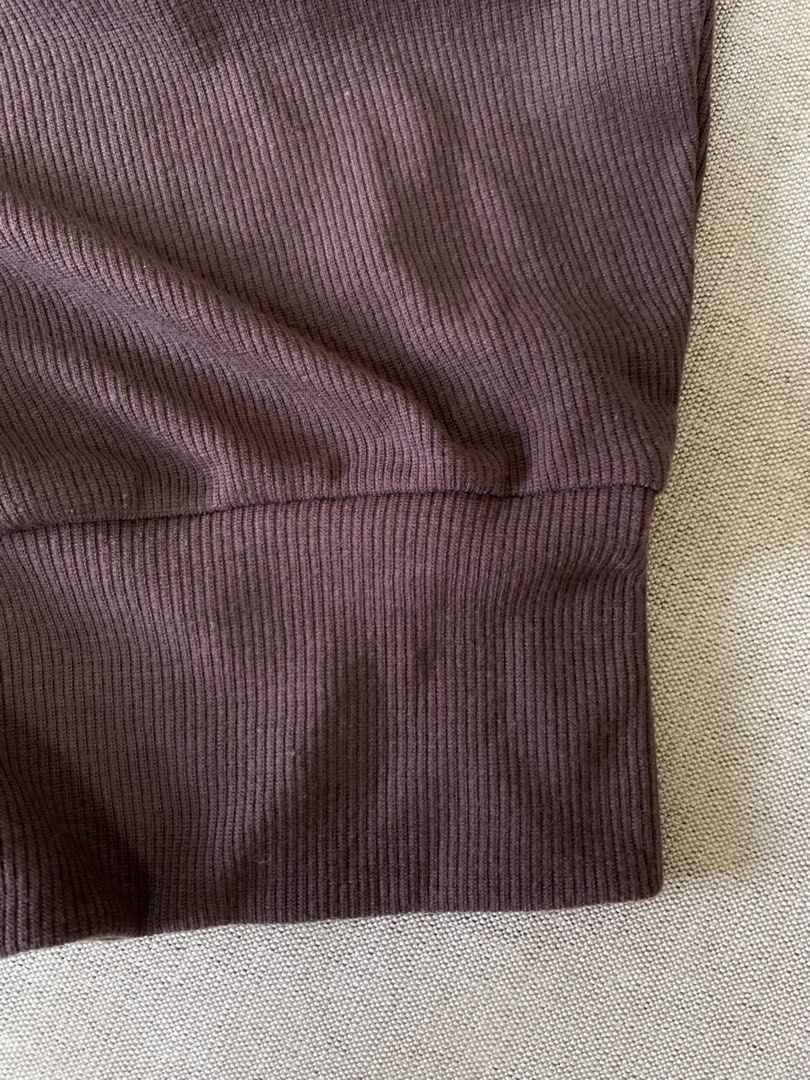 New Brown asymmetrical top (Category: Blouses) located in Paranaque City. Submitted by shoplovedbya (Listing ID 1469268403, Image 3). Description: ♡ Size: Medium- Large ♡ Bust: stretch up to 40 - New, never been worn .
