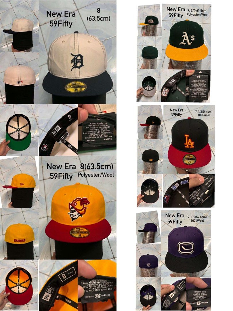 New Era(59Fifty), Close Cap (Category: Caps & Hats) located in Paranaque City. Submitted by kingdeward (Listing ID 1469192350, Image 1). Description: *Negotiable* Ukay Caps/Hats Casual need wash Parañaque Location Courier: Jnt/ LBC COP(Payment 1st) Lalamove.
