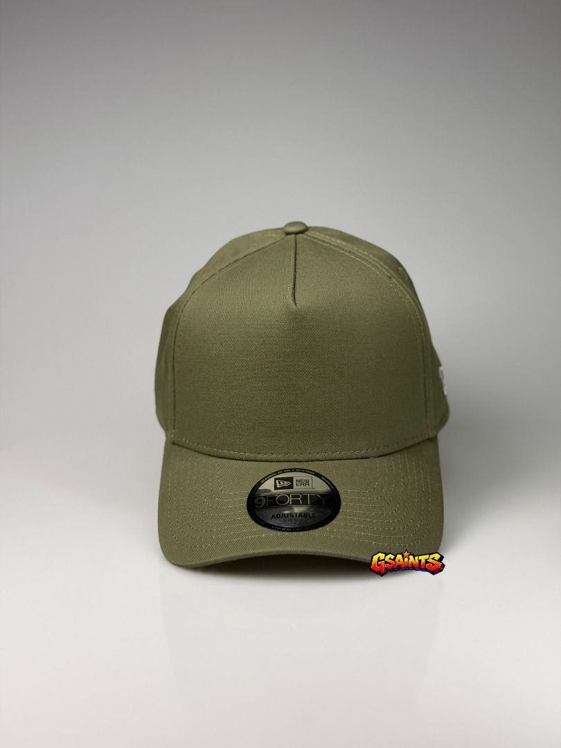 New Era Essentials Olive Green Blank 9FORTY | A-Frame | Snapback (Category: Caps & Hats) located in Marikina City. Submitted by gsaintsmnl (Listing ID 1469341060, Image 2). Description: New Era Essentials Olive Green Blank 9FORTY | A-Frame | Snapback 100% Cotton Brandnew | 💯Authentic 💵Cash | GCASH | Bank Transfer | PayPal 🏠Marikina City 🛵Lalamove | 📦LBC Nationwide ⚠️ DISCLAIMER: GSaints is not affiliated with any brands shown. All trademarks