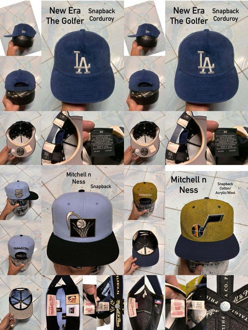 New Era/Mitchell n Ness, Snapback (Category: Caps & Hats) located in Paranaque City. Submitted by kingdeward (Listing ID 1469192973, Image 1). Description: *Negotiable* Ukay Caps/Hats Casual need wash Parañaque Location Courier: Jnt/ LBC COP(Payment 1st) Lalamove.