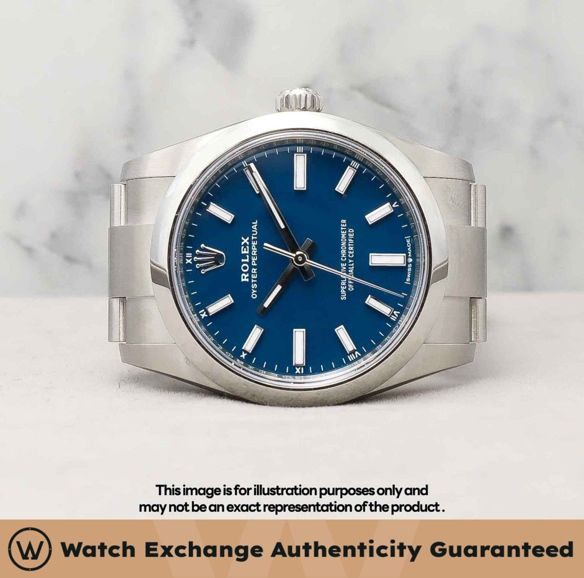 [New] Rolex Oyster Perpetual Oyster 124200 Med Blue Dial Z22816 Feb 2026 (Category: Watches) located in Singapore. Submitted by watchexchange.sg (Listing ID 1469184994, Image 1). Description: [New] Rolex Oyster Perpetual Oyster 124200 Med Blue Dial Z22816 Feb 2026 Price: $10,300 Brand: Rolex Model: 124200 Condition: New Dial: Med Blue Case Diameter: 34mm Material: Stainless Steel Original Box: Yes Original Cert/Papers: Yes Dated: Feb 2026 Warrant