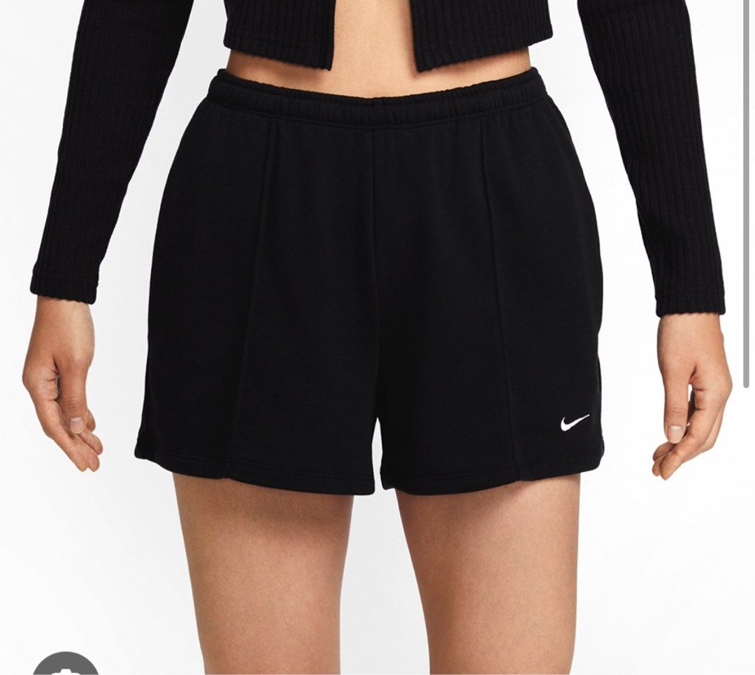 Nike Chill Terry Sweatshorts (wmns) (Category: Shorts) located in Manila. Submitted by a_iee (Listing ID 1469378065, Image 2). Description: Waist: 24 to 34(adjustable) Length: 14 inchs Issue: None Condition: Likenew Authentic ✨ MODE OF PAYMENT: Gcsh, Mrbnk, Gtym 📍Pasig City Dm for more info.