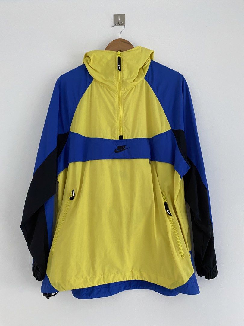 Nike Colorblock Packable Anorak Windbreaker Jacket (Category: Coats, Jackets and Outerwear) located in Talavera. Submitted by hansnoel (Listing ID 1469198726, Image 1). Description: Nike Windbreaker (Packable) Medium on tag 24x29 (Fits up to XL) No issue Good as new ₱1,100.