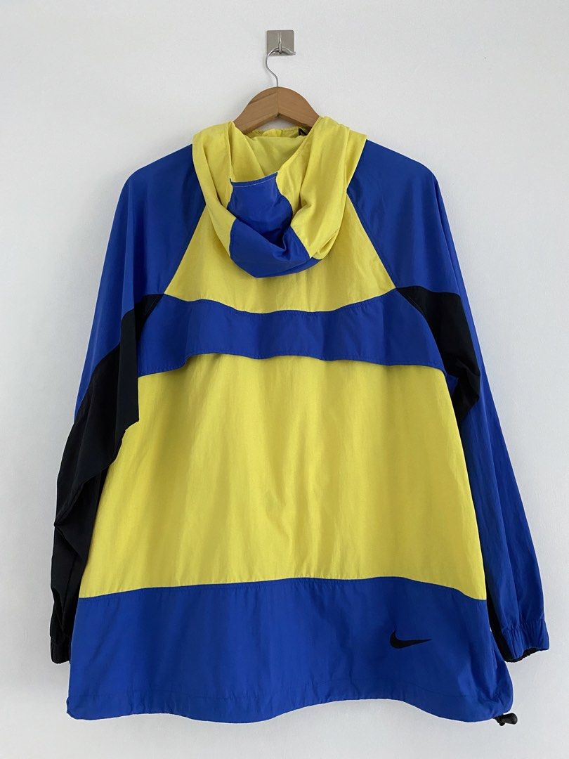 Nike Colorblock Packable Anorak Windbreaker Jacket (Category: Coats, Jackets and Outerwear) located in Talavera. Submitted by hansnoel (Listing ID 1469198726, Image 3). Description: Nike Windbreaker (Packable) Medium on tag 24x29 (Fits up to XL) No issue Good as new ₱1,100.