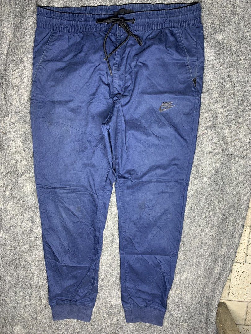 Nike Cuffed Knit Sweatpants (Category: Joggers) located in Bacolod City. Submitted by ocean_us (Listing ID 1469176036, Image 1). Description: Item: Nike Cuffed Knit Sweatpants ______________________________ Red Tag Details: ▪️Dimes: Size - XL Dime’s - 34-36 x 38 Hem - 5 ▪️Complete Tags ▪️Issues: minimal light fade on hem ✈️Free Shipping Fee Pm, Thanks ✅We ship Nationwide via Jnt Express ✅We do video call for assurance 📍Bacolod City Negros Occide