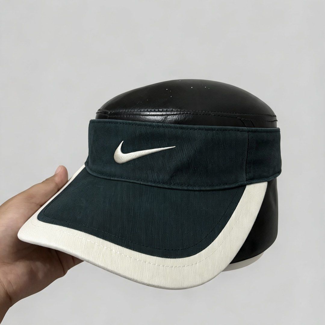 Nike Dark Green White Golf Visor Cap (Category: Caps & Hats) located in Manila. Submitted by galay.15 (Listing ID 1469340949, Image 3). Description: NIKE😍 (ALREADY WASHED) ▪️GOOD CONDITION ▪️NO ISSUE .
