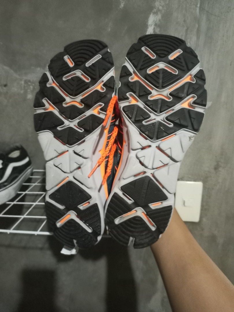 Nike Flex Trail 2 Running Shoes Size 8 US (Category: Sneakers) located in Mabalacat. Submitted by hasashoe (Listing ID 1469180182, Image 2). Description: - Brand/Model: Nike Flex Trail 2 - Colorway: Dark teal with vibrant orange and silver swoosh - Size: US 8 / UK 7 / EUR 41 / CM 26 - Upper: Breathable mesh to keep feet cool - Midsole: Comfortable cushioning for all-day wear - Outsole: Classic waffle-patterned design for solid traction - Ideal fo
