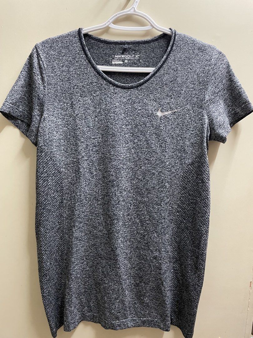 Nike Golf Dri-Fit (Category: Activewear) located in Manila. Submitted by lazythrifter.ph (Listing ID 1469169266, Image 1). Description: Color: Gray Size: M Shoulder: 15” Chest: 17.5” Length: 26”.