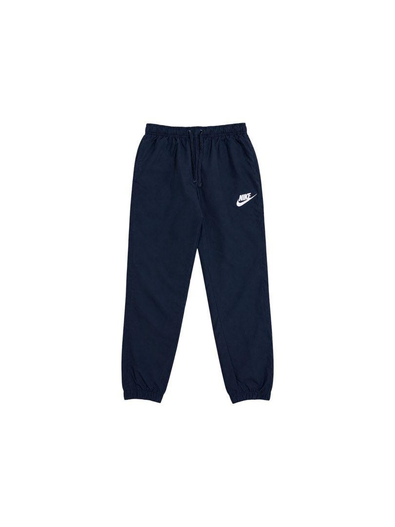 Nike Woven Pants (Category: Joggers) located in Cavite. Submitted by gnthrift (Listing ID 1469166886, Image 1). Description: Nike Woven Pants Size: M on tag Dimes: 30-34x37 Color rate: 9.5/10 Complete tags (blue tag) Good as new condition Mine 450 + SF Location: Indang, Cavite MOP: Gcash Courier: J&T Express.