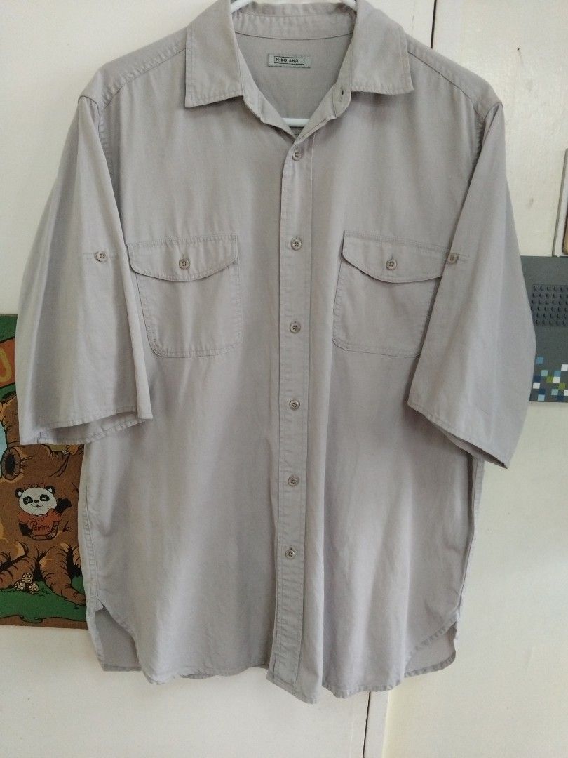 Niko And... Japan Work Shirt (Category: Tshirts & Polo Shirts ) located in Pasig City. Submitted by hustlexcurate (Listing ID 1469227148, Image 3). Description: Niko And... Japan Work Shirt Size XL Dimensions: 24X30.