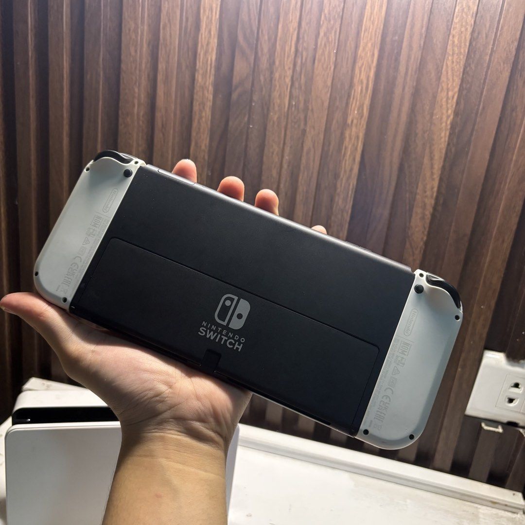 Nintendo Switch OLED 64GB (Category: Nintendo) located in Manila. Submitted by ghelo23 (Listing ID 1469166164, Image 3). Description: Nintendo Switch OLED 64GB - With dock hdmi and power cable - No issue With Physical Games: - Pokemon Scarlet - Minecraft ₱10,999.
