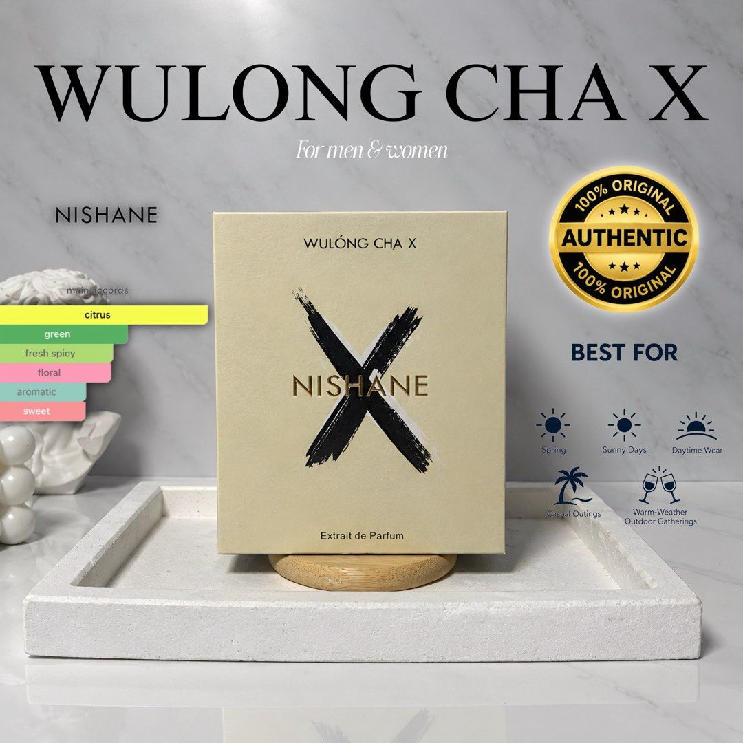 Nishane Wulong Cha X XDP 100ML AUTHENTIC (Category: Fragrance & Deodorants) located in Manila. Submitted by scentiquefrgrances (Listing ID 1469230596, Image 1). Description: Follow us on epbi for more updates: Scentique Fragrances Shapi🍊: scentiquefragrances Note: We only sell AUTHENTIC/ORIGINAL Perfumes money back guaranteed if proven fake❗️ BRAND NEW, SEALED AND AUTHENTIC💯 P9399 Only ❗️ Message us for more pictures and details📥 Location: Kar
