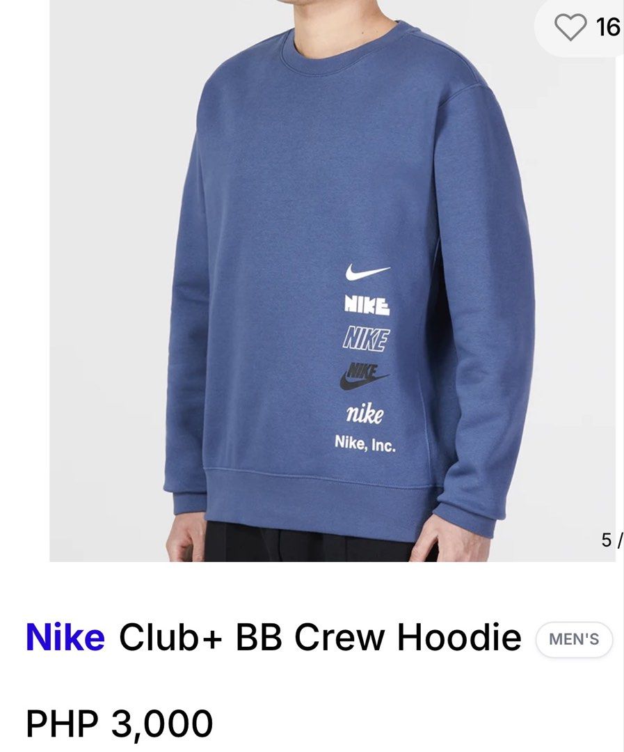 N*ke crewneck (Category: Coats, Jackets and Outerwear) located in Manila. Submitted by paulovenegaskalakal2020 (Listing ID 1469259707, Image 2). Description: For sale! Kalakal N*ke crewneck XLarge- 24 width x 27.5 length inches Sleeves- 24 inches Color rate- 8.9/10 Sign of usage Good MINE 1,295 +sf.
