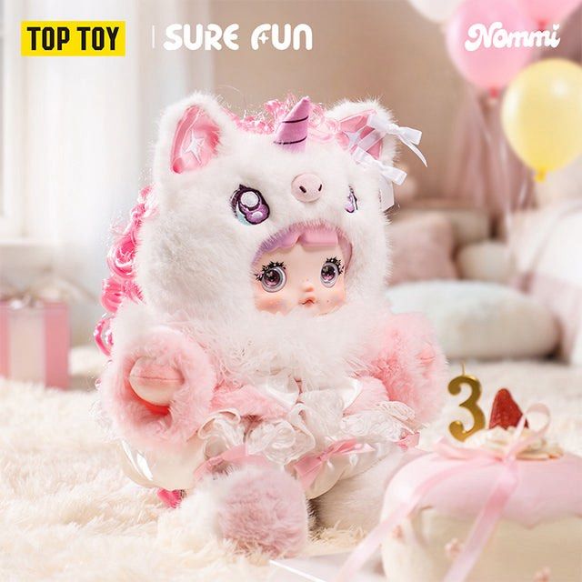 Nommi 3rd Anniversary (Category: Plushies & Soft Toys) located in Binan City. Submitted by aanicole18 (Listing ID 1469229625, Image 3). Description: Brandnew , open box for pics and video purposes only . Complete inclusion with free Nommi a bite of sweetheart edelweiss frey Sealed foil . .
